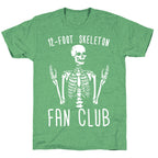 12-Foot Skeleton Fan Club Unisex Triblend Tee