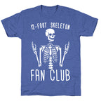 12-Foot Skeleton Fan Club Unisex Triblend Tee