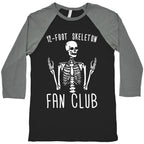 12-Foot Skeleton Fan Club Baseball Tee