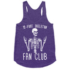 12-Foot Skeleton Fan Club Racerback Tank