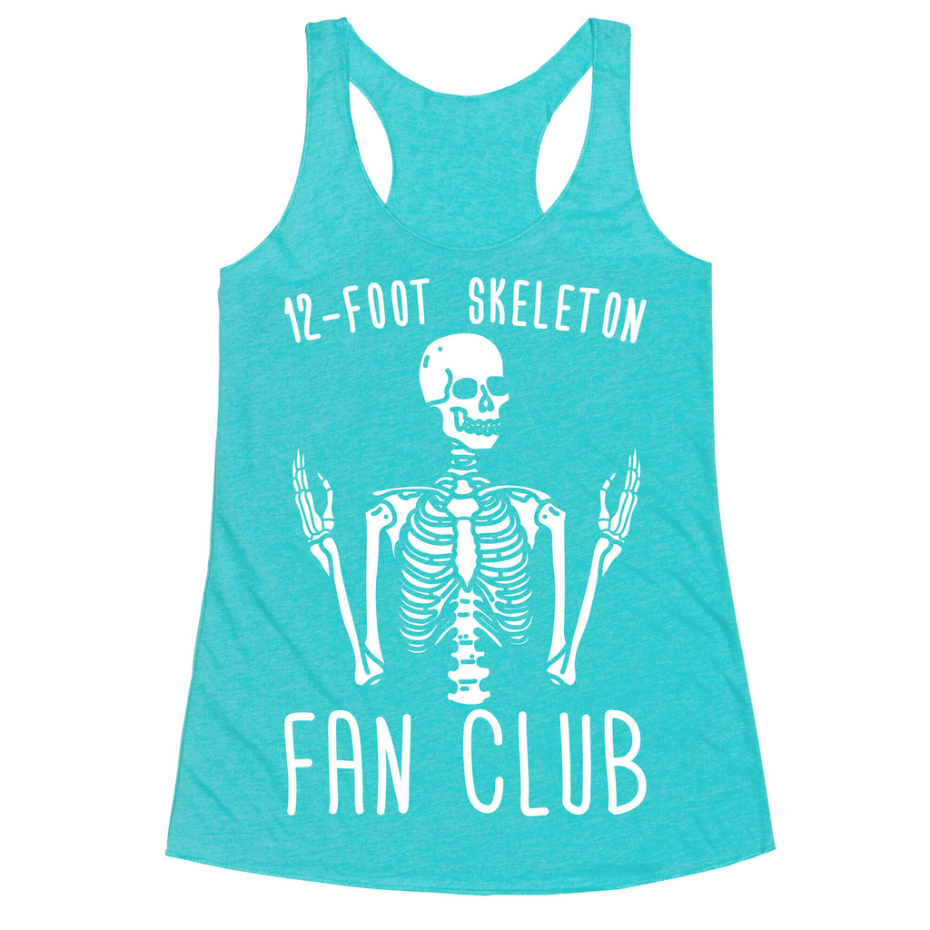 12-Foot Skeleton Fan Club Racerback Tank
