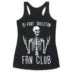 12-Foot Skeleton Fan Club Racerback Tank