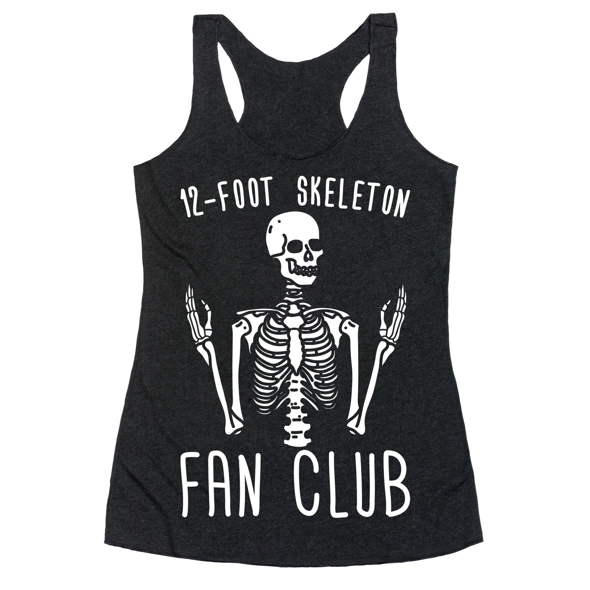 12-Foot Skeleton Fan Club Racerback Tank