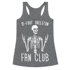 12-Foot Skeleton Fan Club Racerback Tank