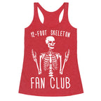 12-Foot Skeleton Fan Club Racerback Tank