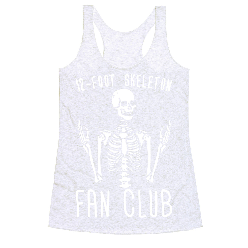 12-Foot Skeleton Fan Club Racerback Tank