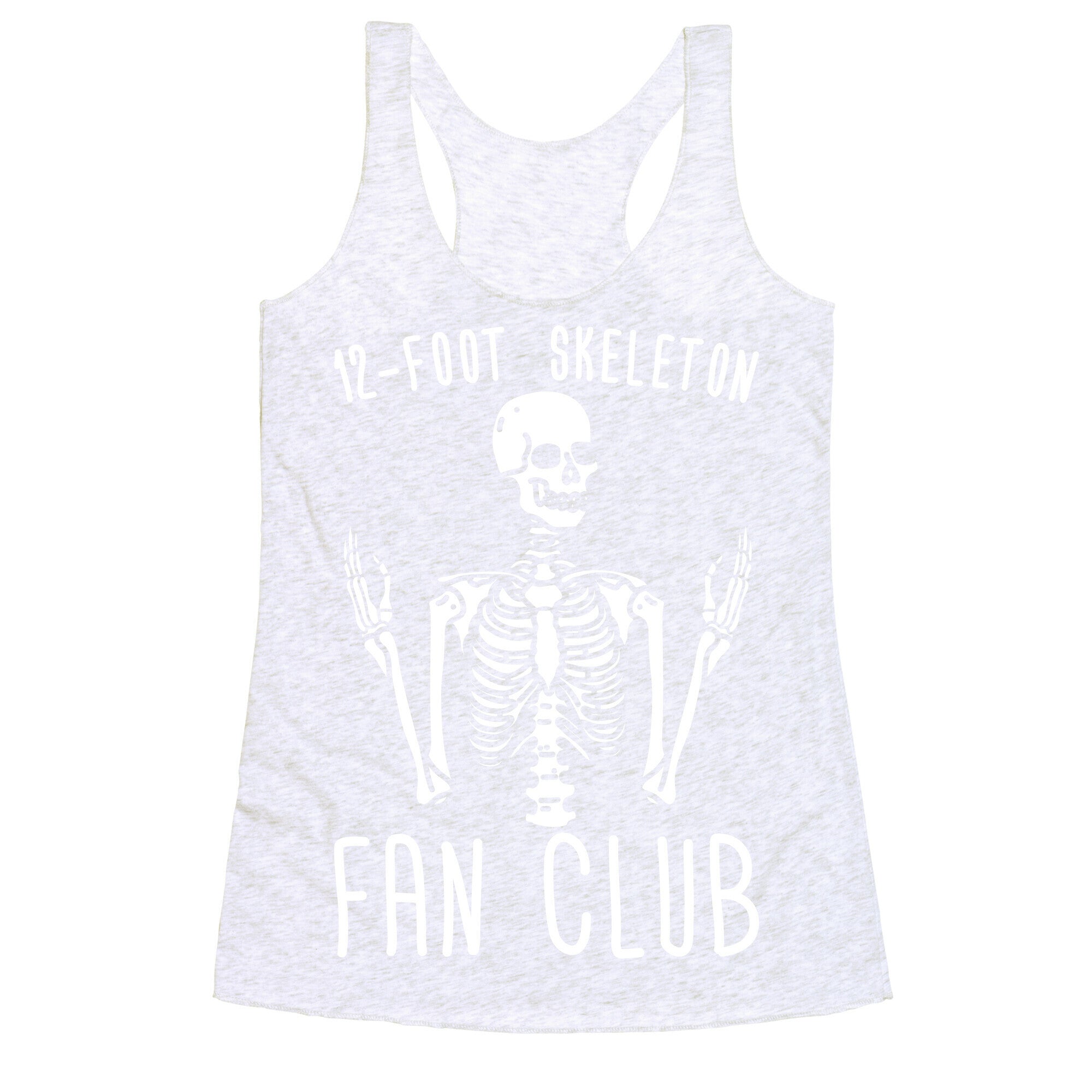 12-Foot Skeleton Fan Club Racerback Tank