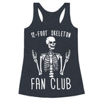 12-Foot Skeleton Fan Club Racerback Tank