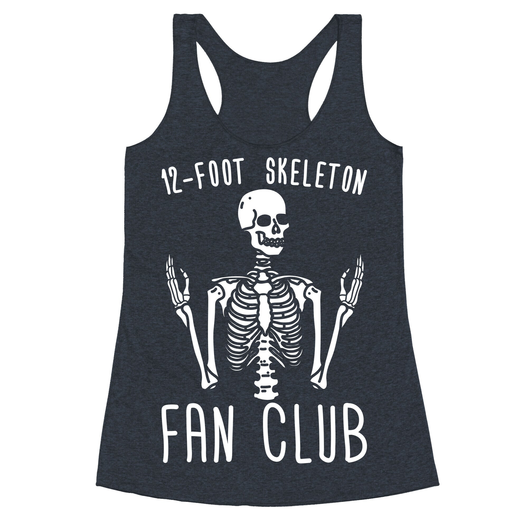 12-Foot Skeleton Fan Club Racerback Tank