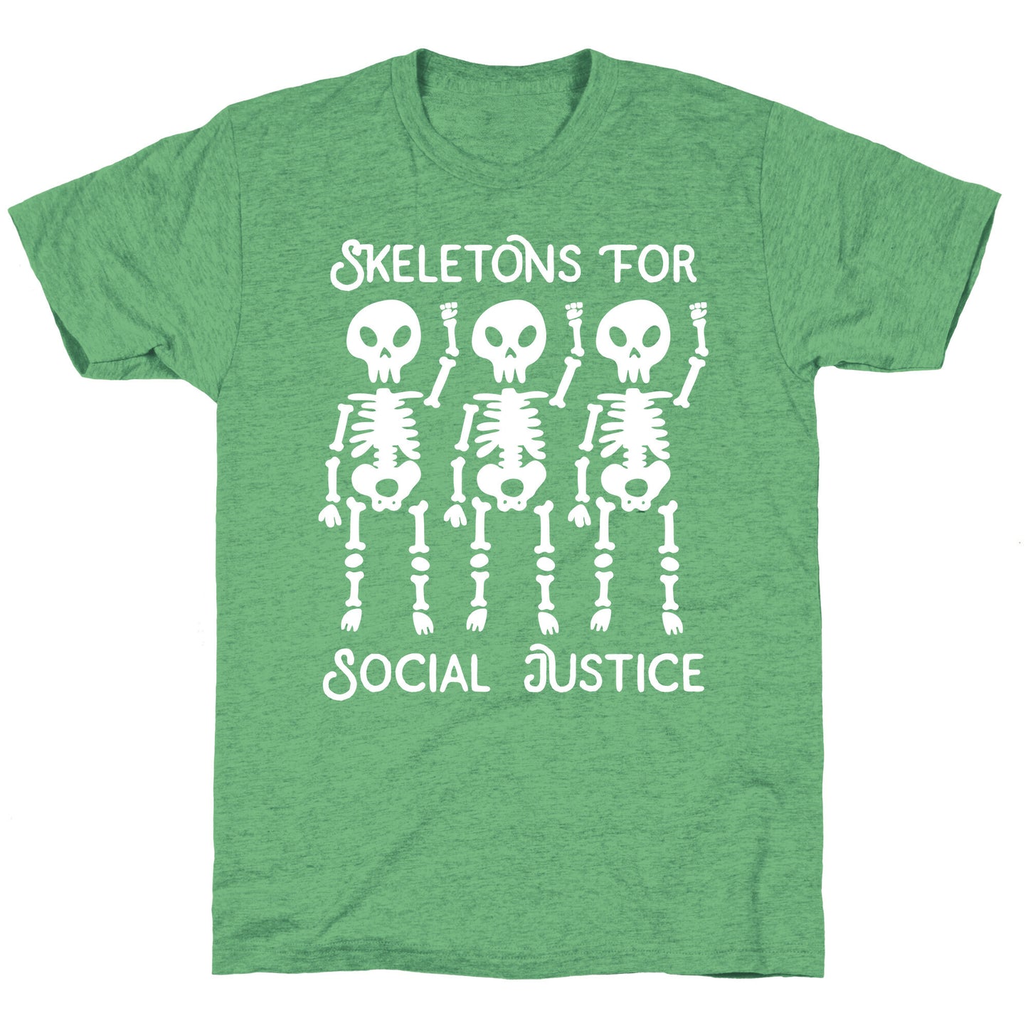 Skeletons for Social Justice Unisex Triblend Tee