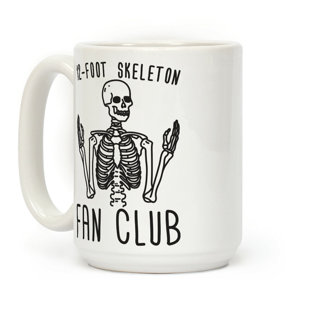 12-Foot Skeleton Fan Club Coffee Mug