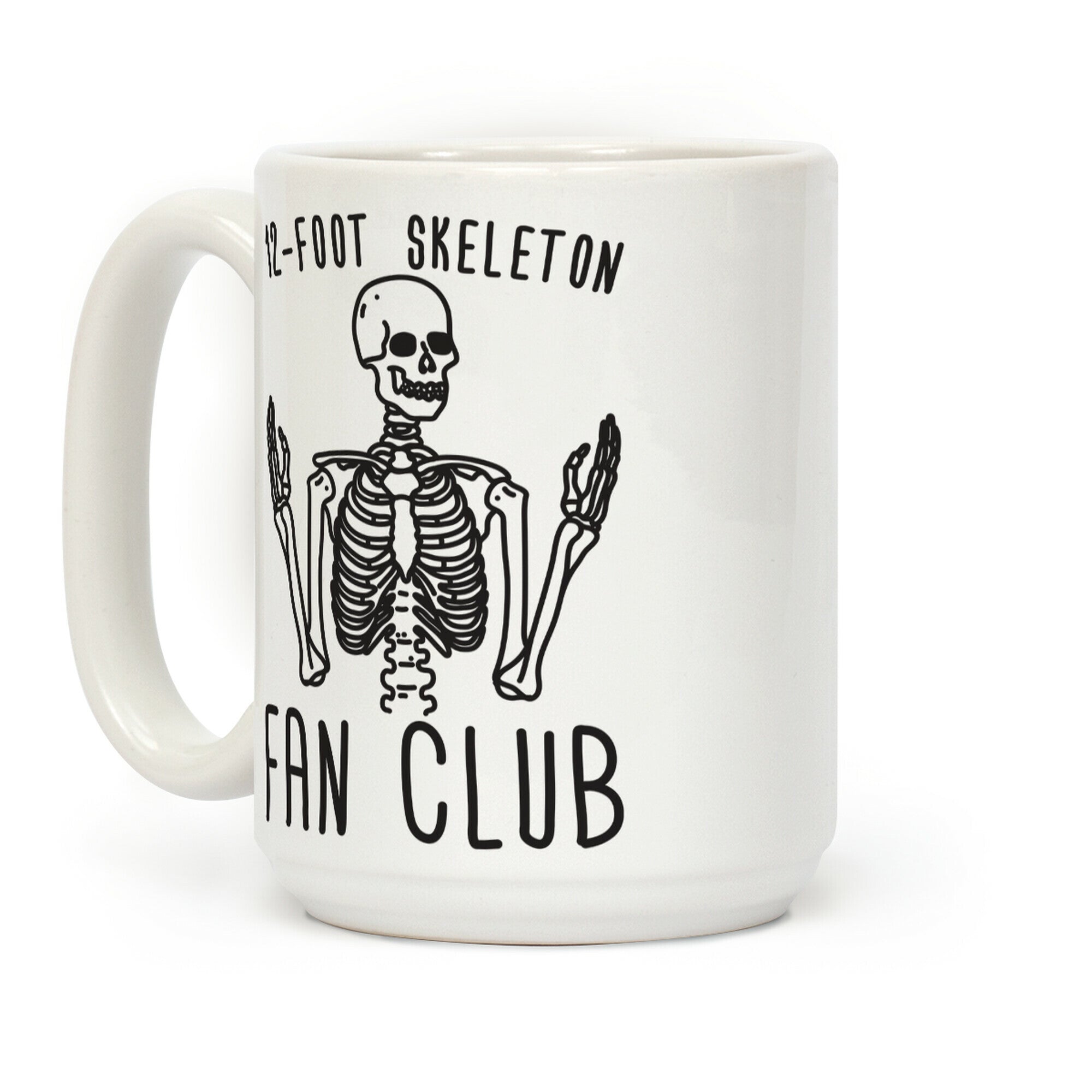 12-Foot Skeleton Fan Club Coffee Mug