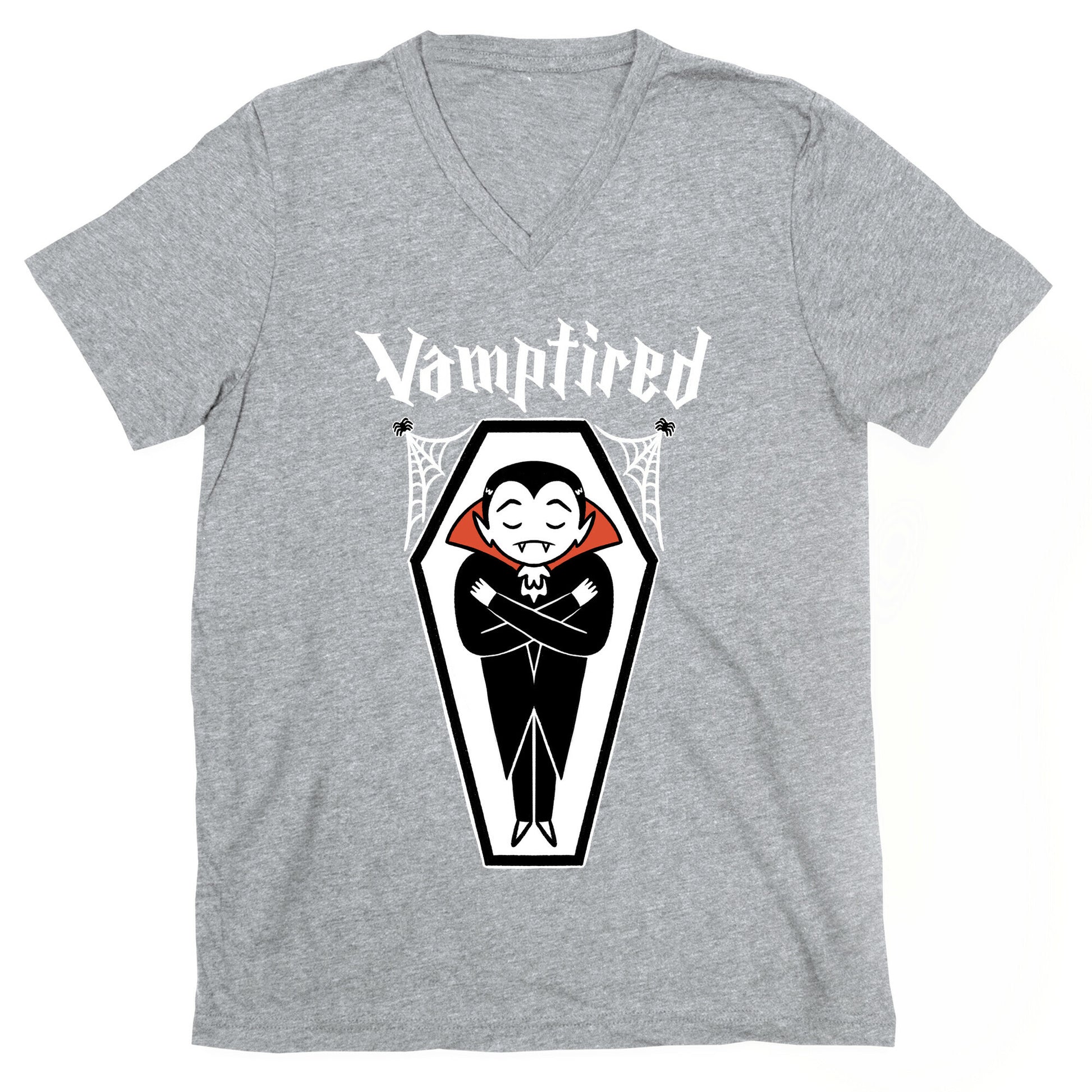 Vamptired Tired Vampire V-Neck
