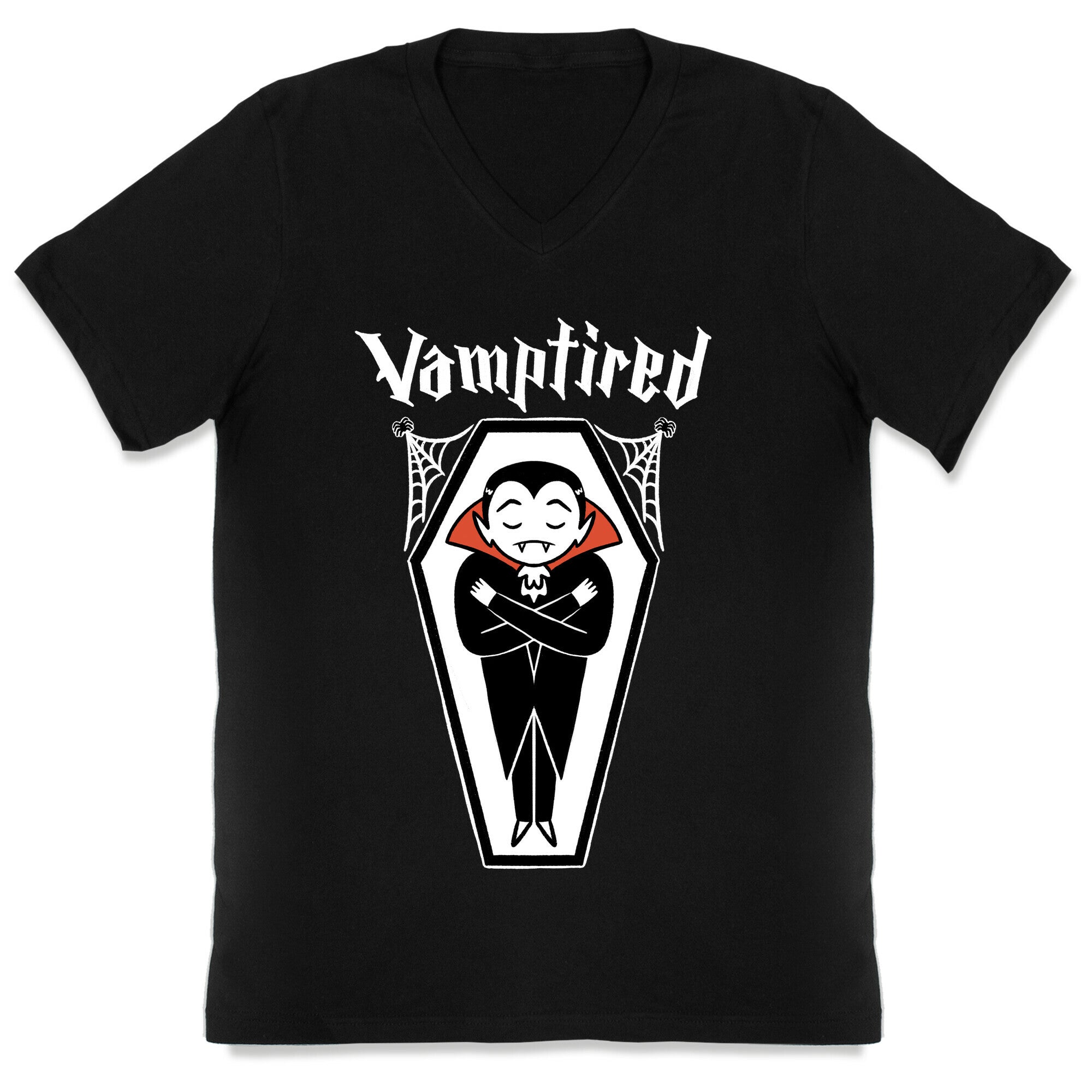 Vamptired Tired Vampire V-Neck