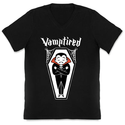 Vamptired Tired Vampire V-Neck