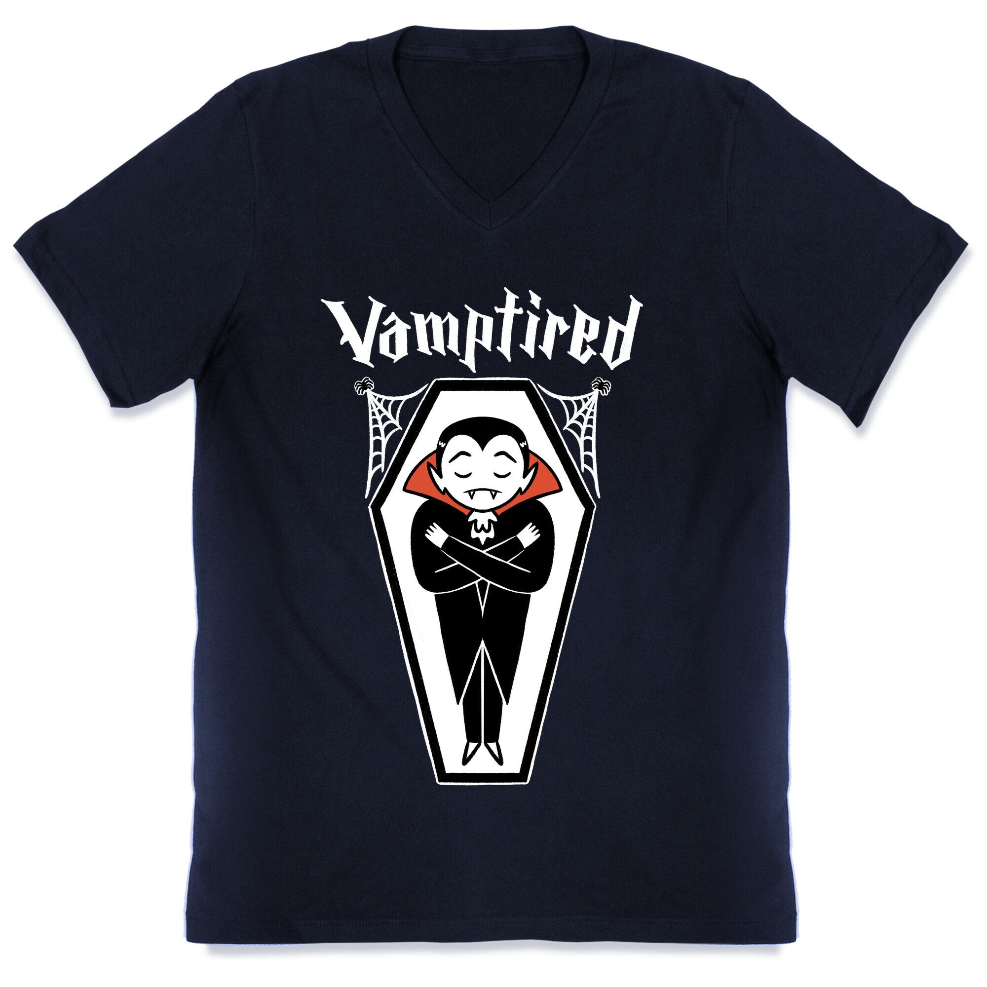 Vamptired Tired Vampire V-Neck