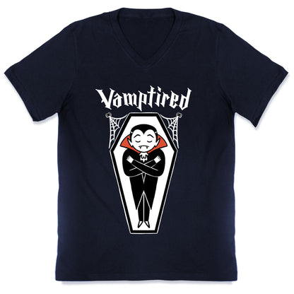 Vamptired Tired Vampire V-Neck