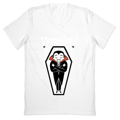 Vamptired Tired Vampire V-Neck
