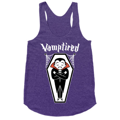 Vamptired Tired Vampire Racerback Tank