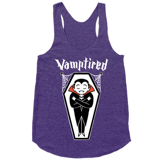 Vamptired Tired Vampire Racerback Tank