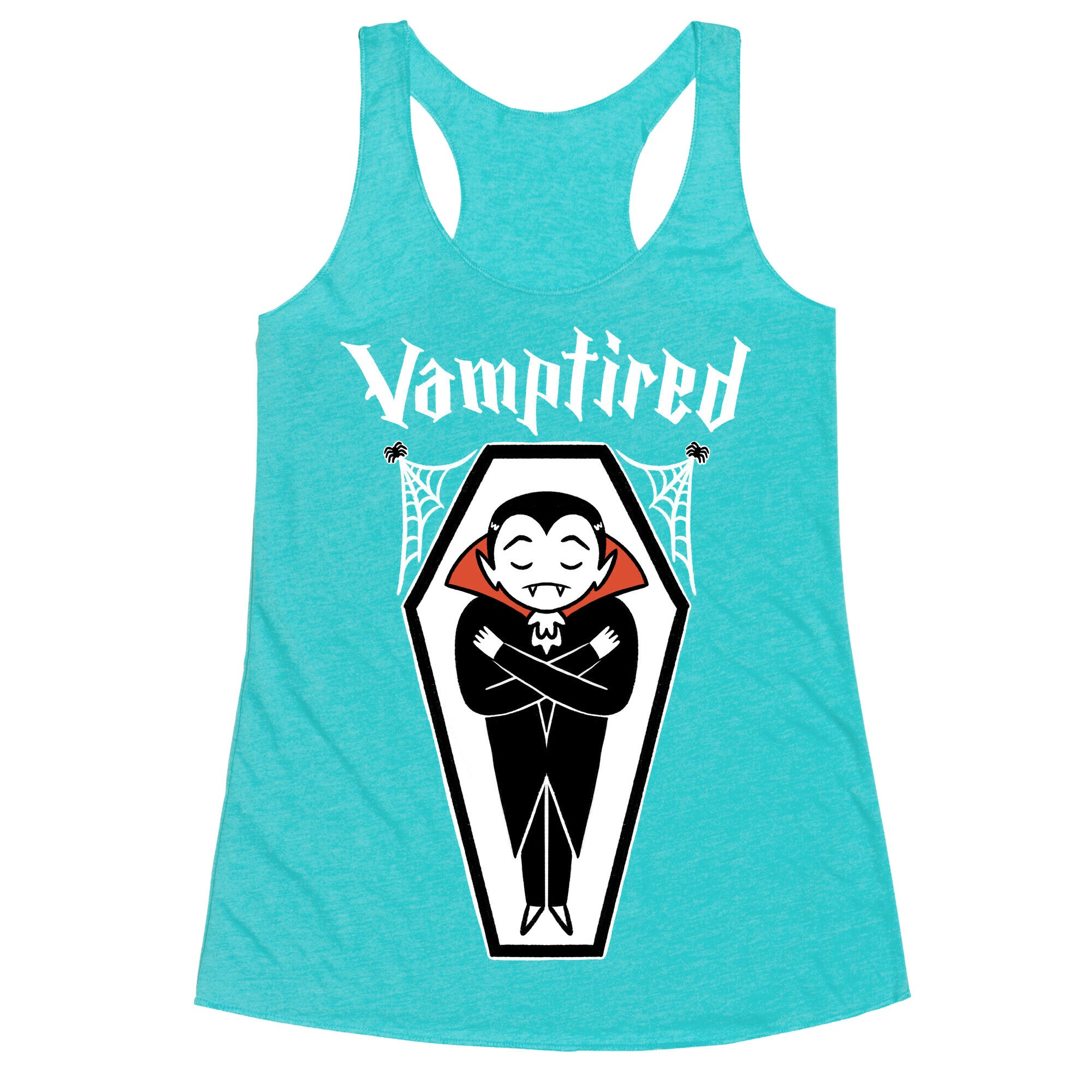 Vamptired Tired Vampire Racerback Tank