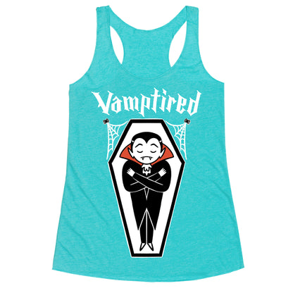 Vamptired Tired Vampire Racerback Tank