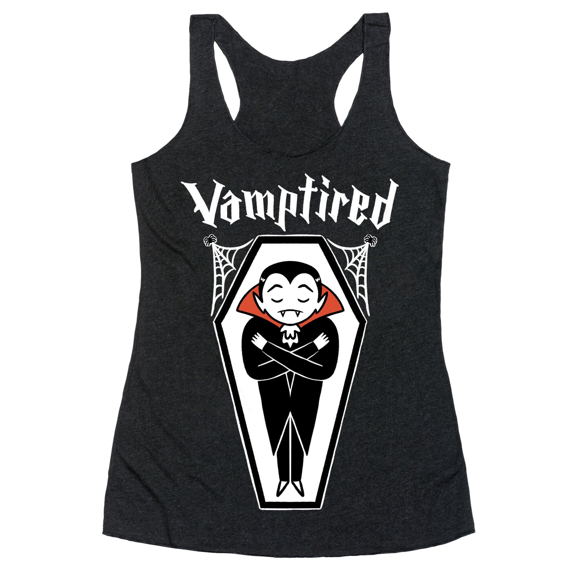 Vamptired Tired Vampire Racerback Tank