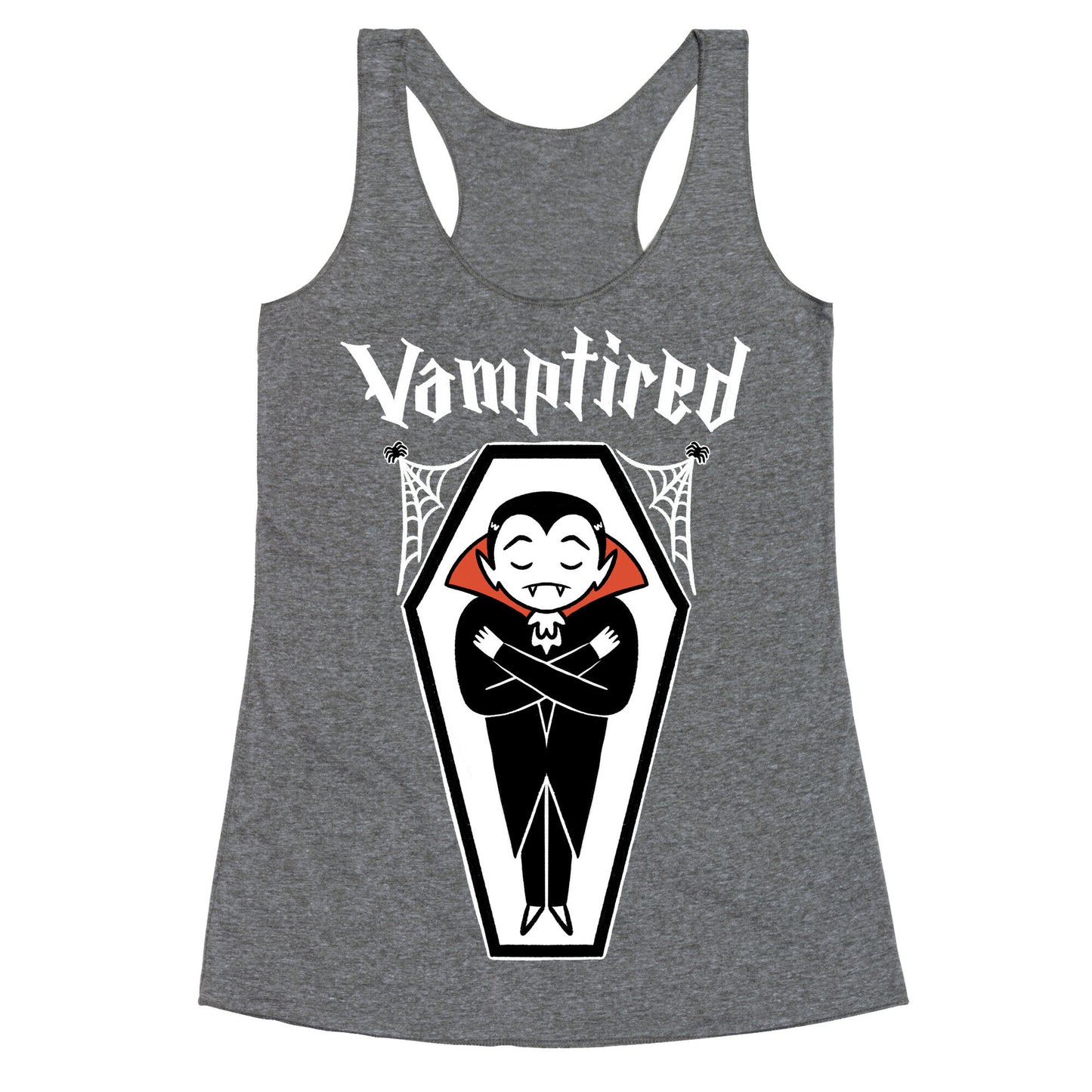 Vamptired Tired Vampire Racerback Tank