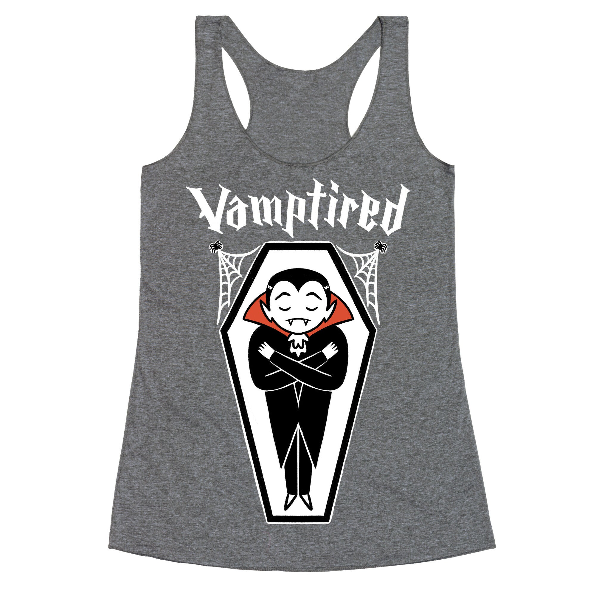 Vamptired Tired Vampire Racerback Tank