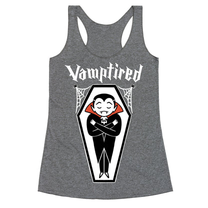 Vamptired Tired Vampire Racerback Tank