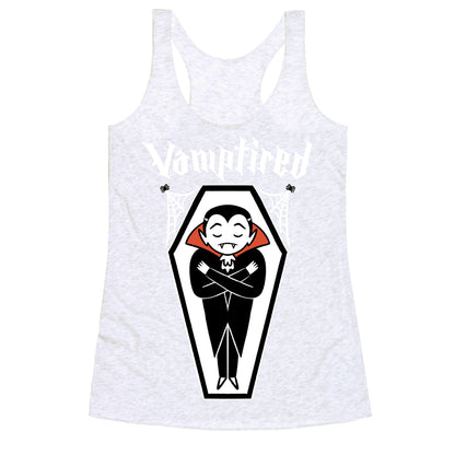 Vamptired Tired Vampire Racerback Tank