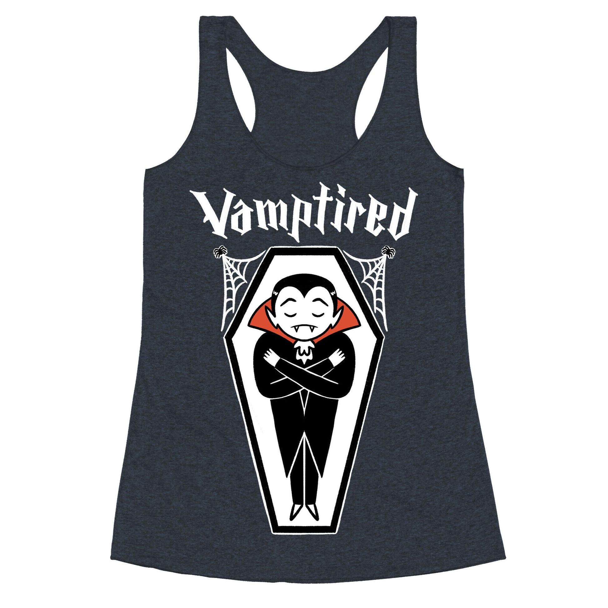 Vamptired Tired Vampire Racerback Tank