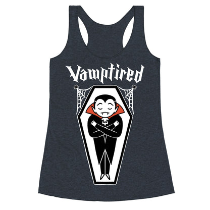 Vamptired Tired Vampire Racerback Tank