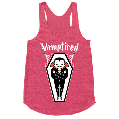 Vamptired Tired Vampire Racerback Tank