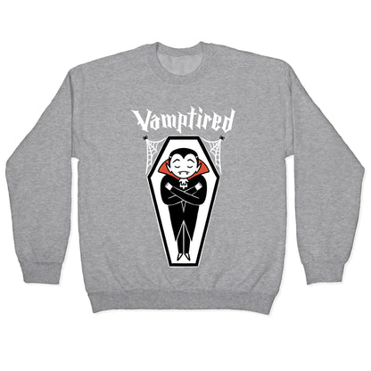 Vamptired Tired Vampire Crewneck Sweatshirt