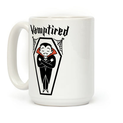 Vamptired Tired Vampire Coffee Mug