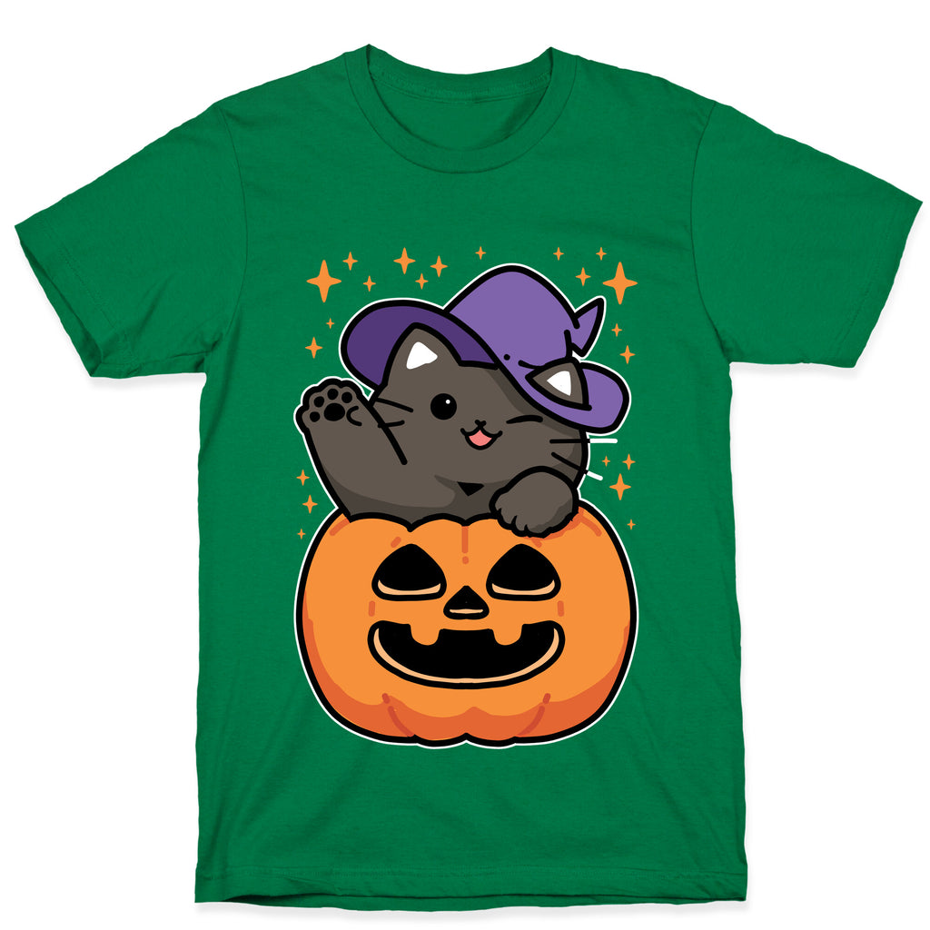 Cute Halloween Cat T-Shirt