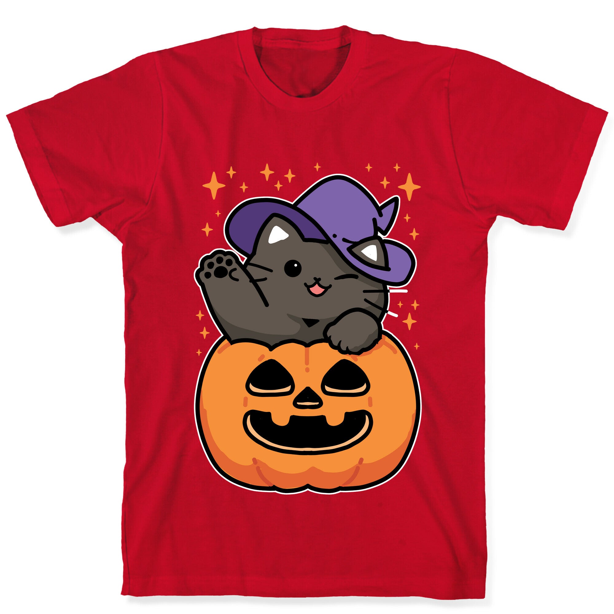 Cute Halloween Cat T-Shirt