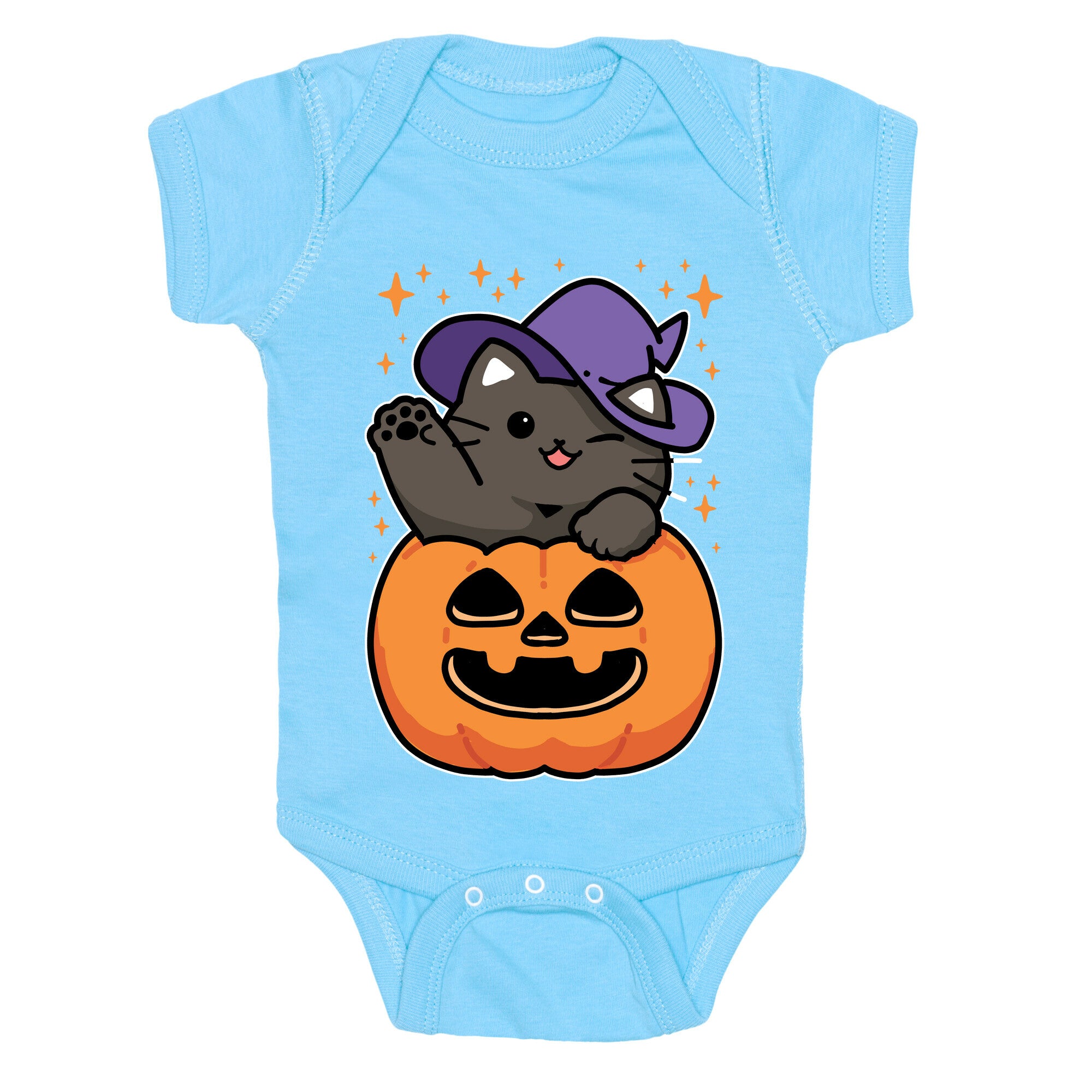 Cute Halloween Cat Baby One Piece