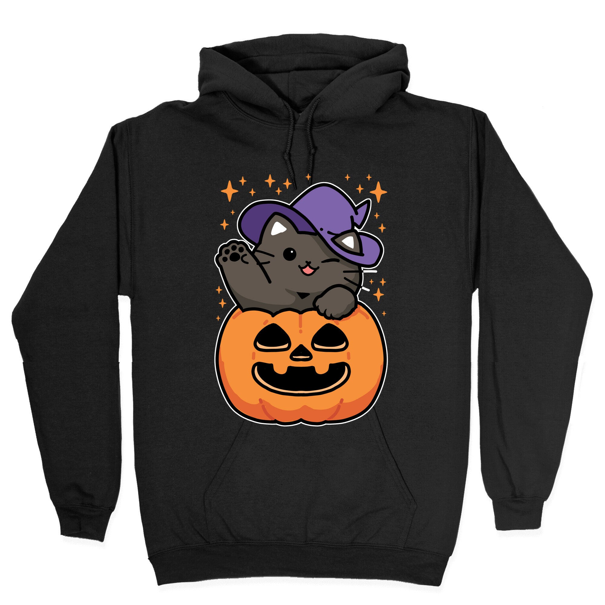 Cute Halloween Cat Hoodie