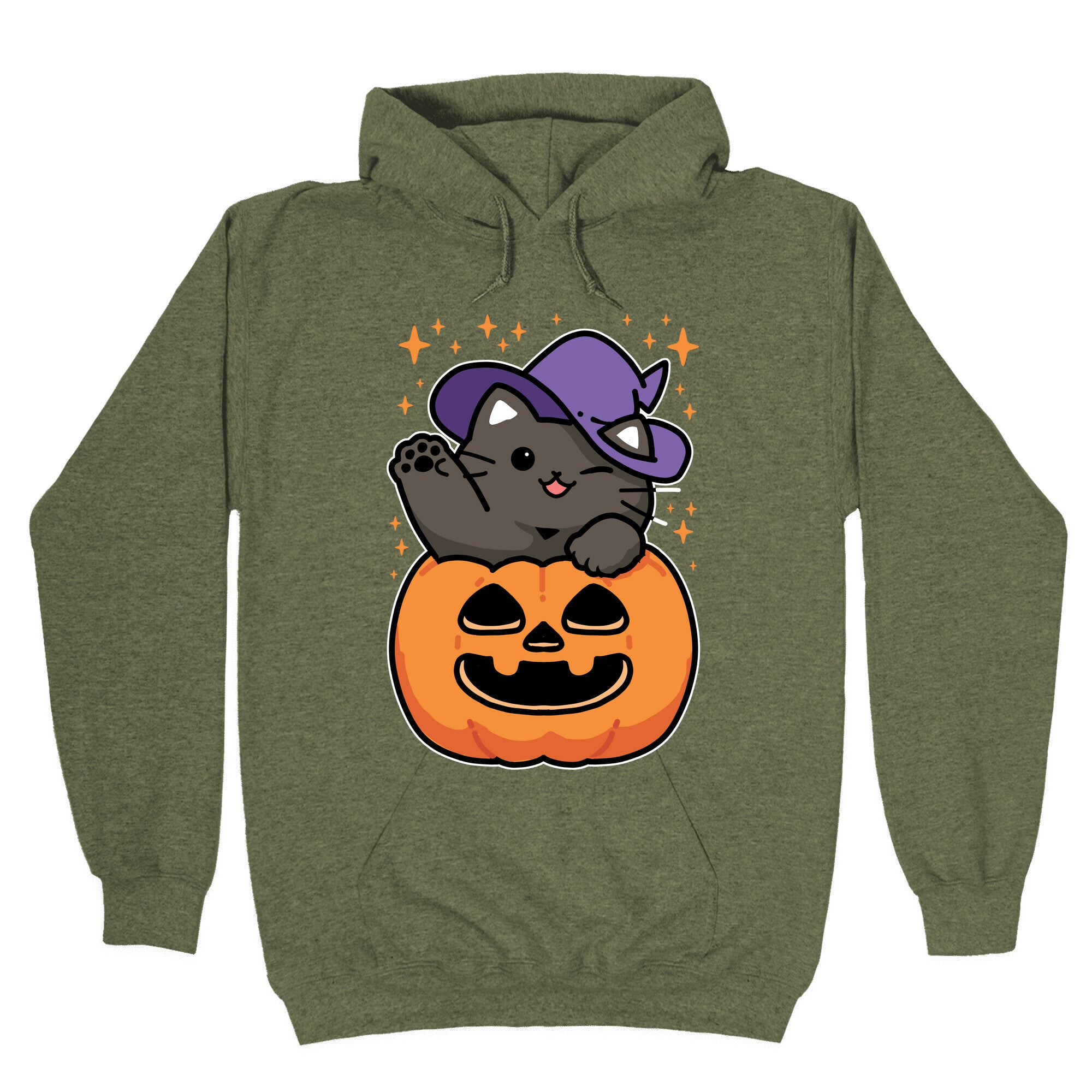 Cute Halloween Cat Hoodie