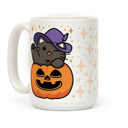 Cute Halloween Cat Coffee Mug