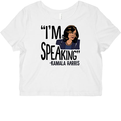 I'm Speaking Kamala Harris Graphic Baby Tee