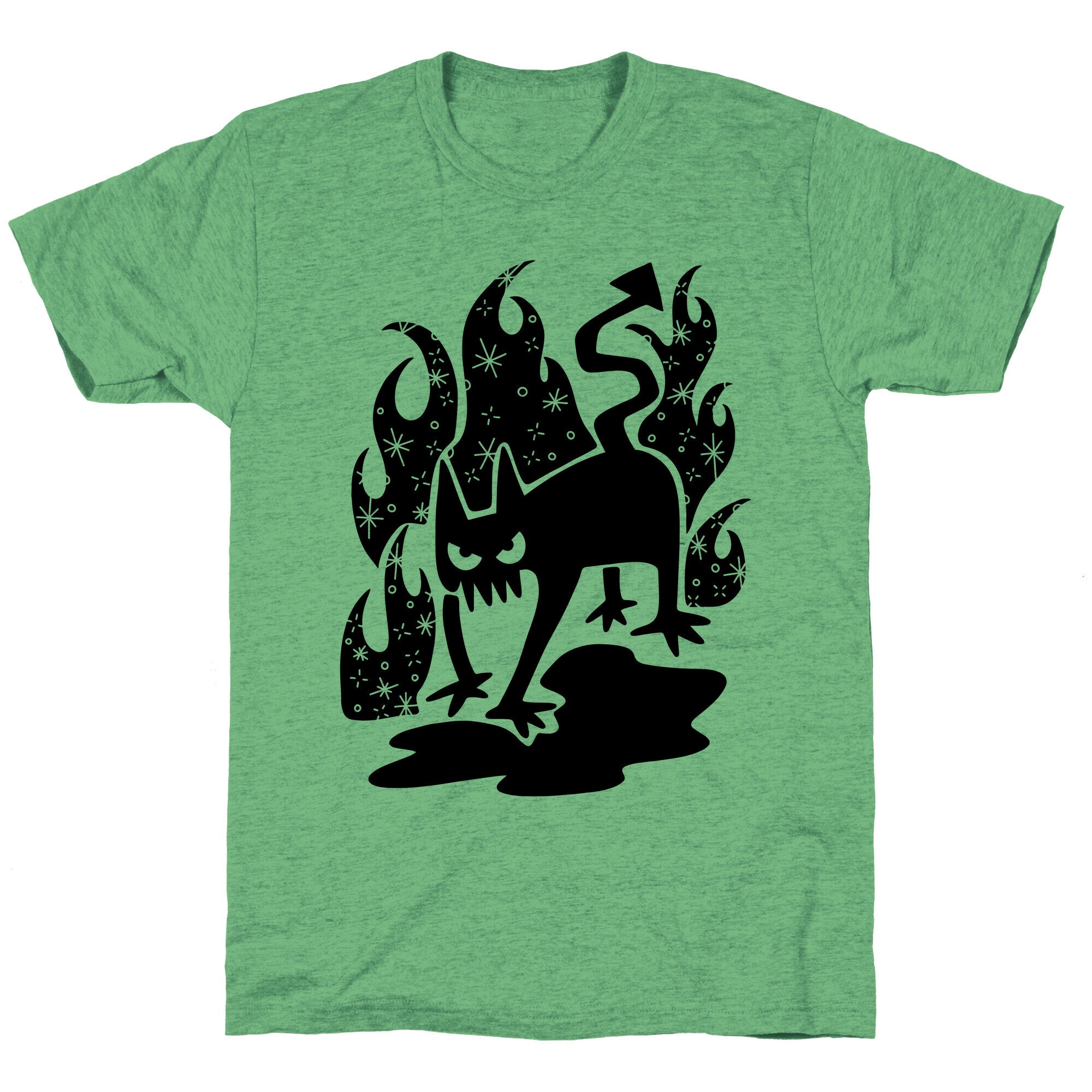 Demon Cat Unisex Triblend Tee