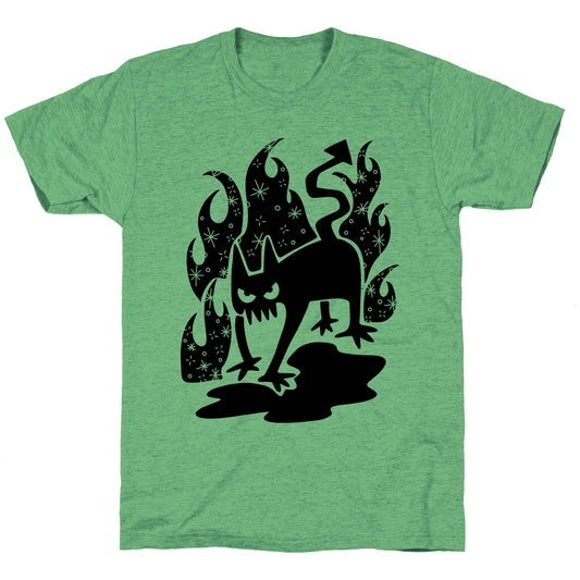 Demon Cat Unisex Triblend Tee