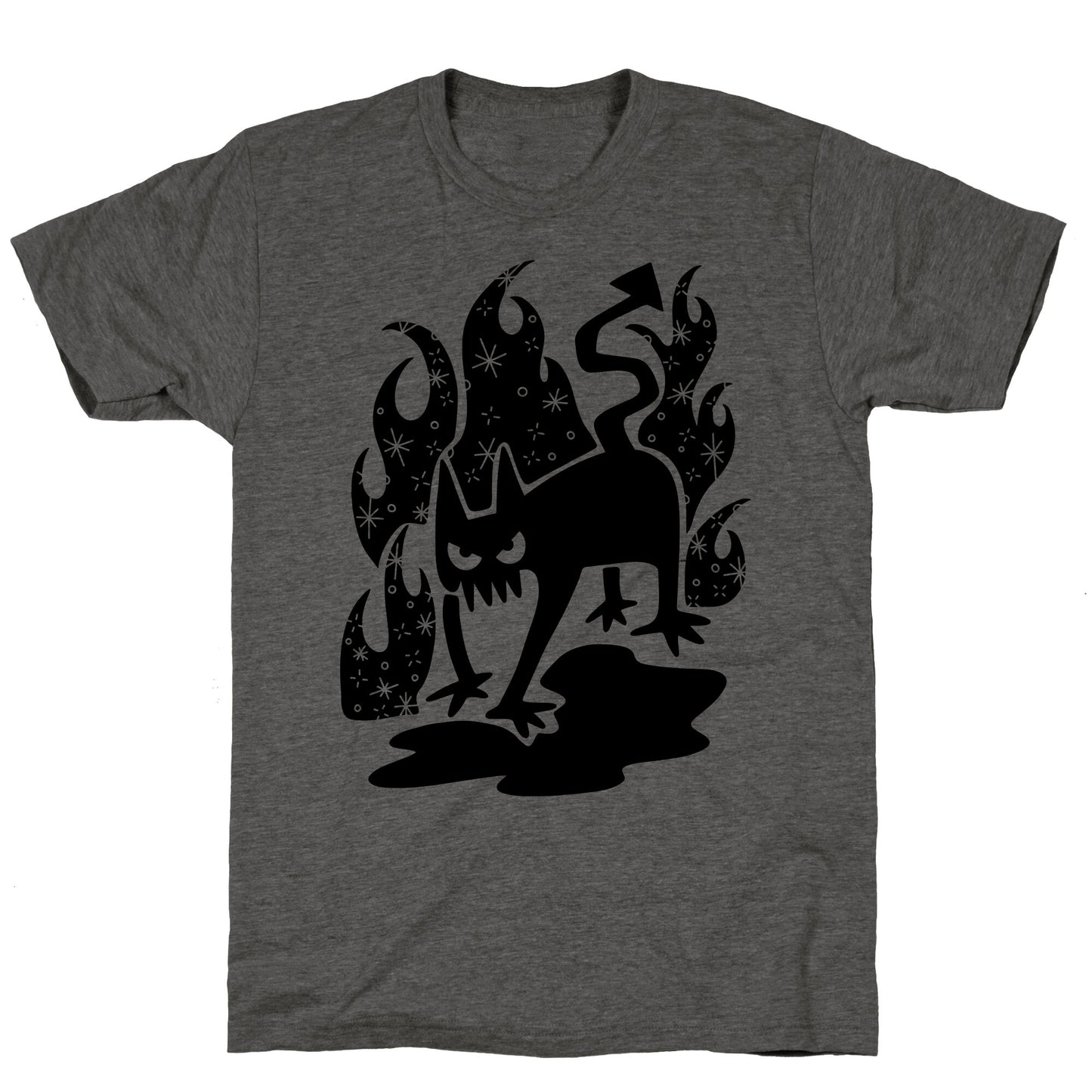 Demon Cat Unisex Triblend Tee