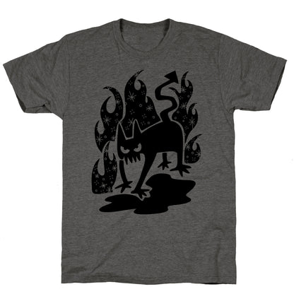 Demon Cat Unisex Triblend Tee