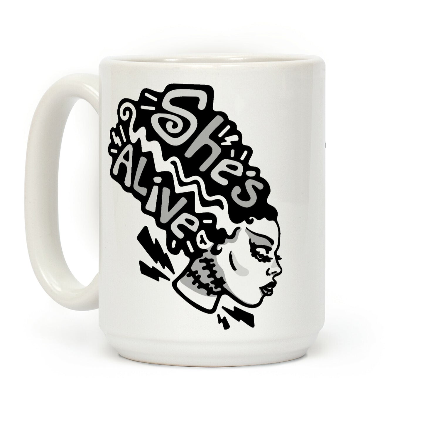 She's Alive Bride of Frankenstein Parody Coffee Mug