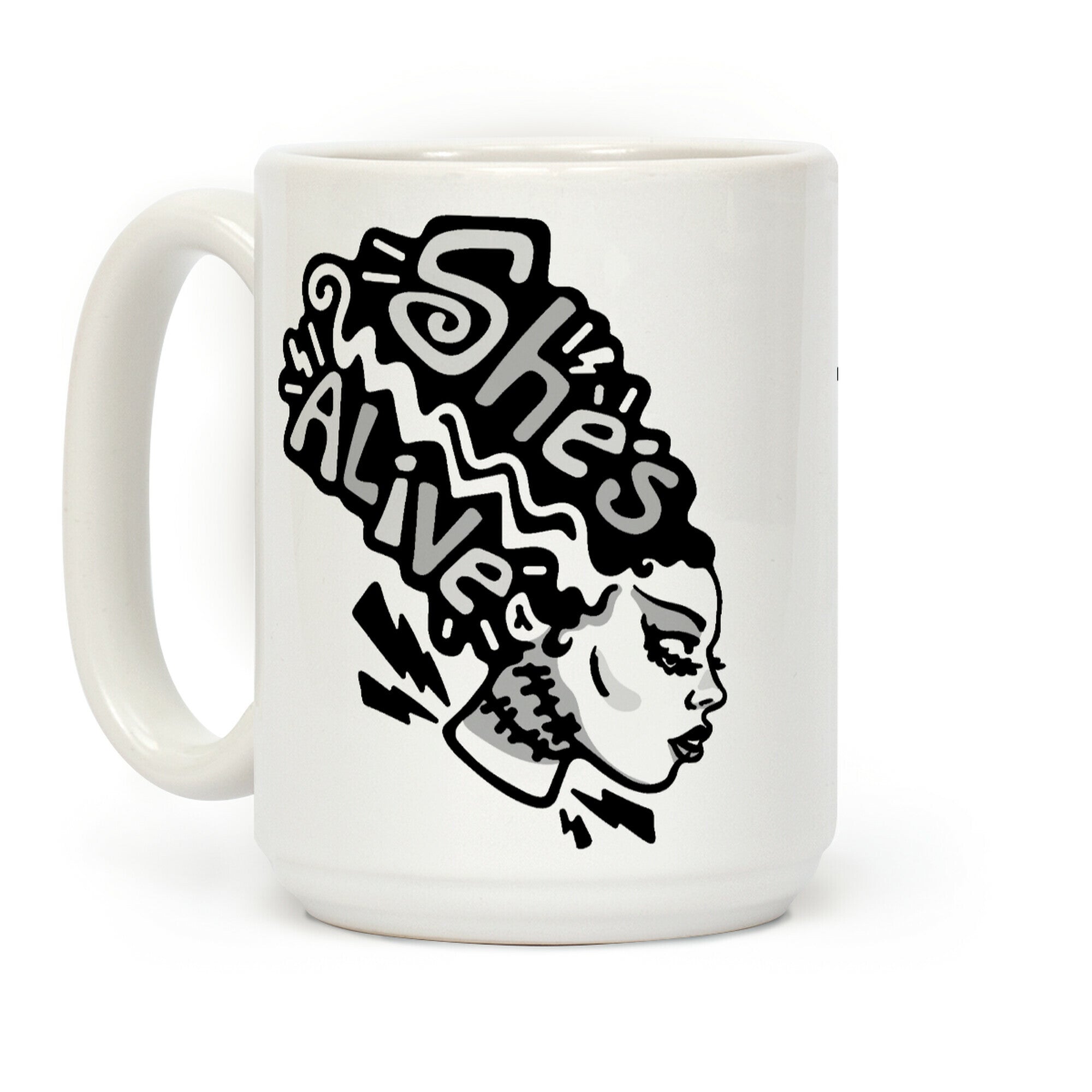 She's Alive Bride of Frankenstein Parody Coffee Mug