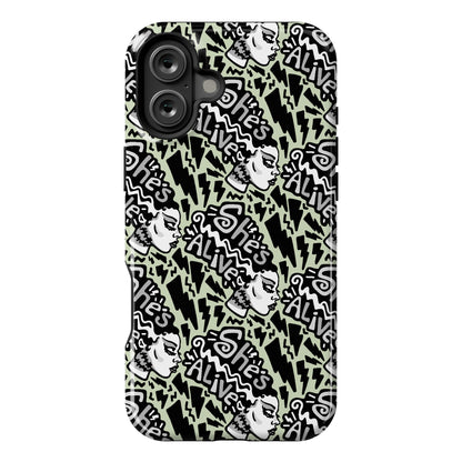 She's Alive Bride of Frankenstein Parody Phone Case